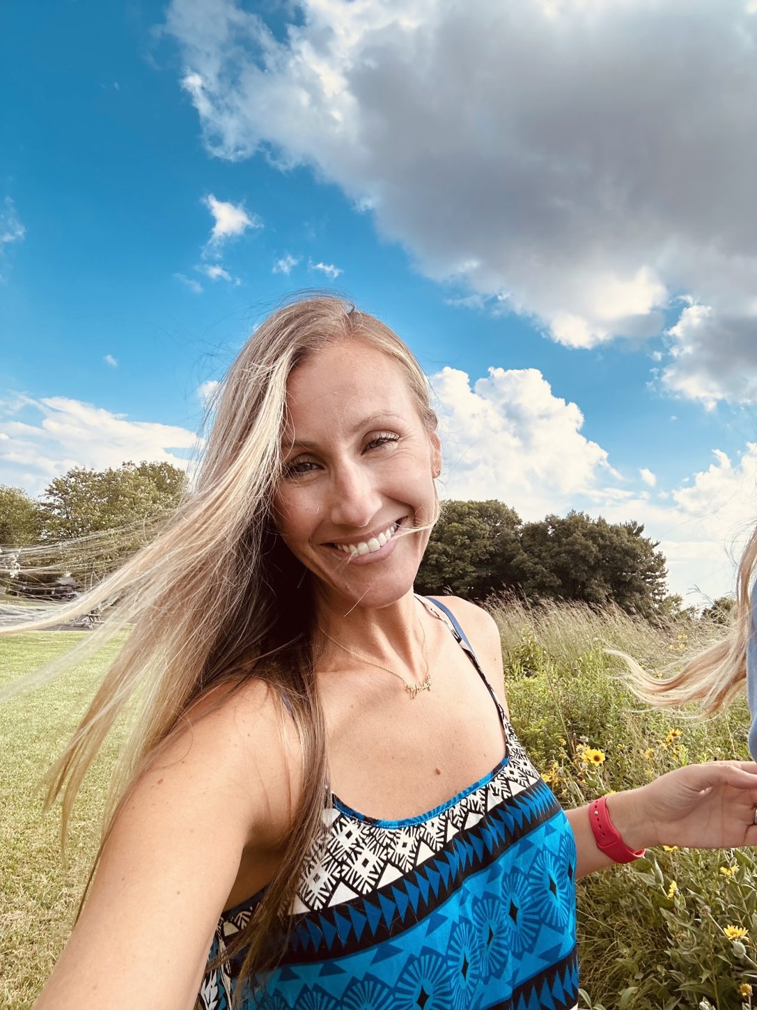 Elizabeth Brown smiling outdoors